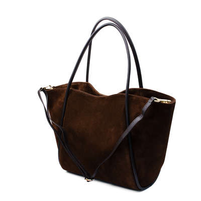 Shoppingväska "Florence XL" i mocka Chocolate