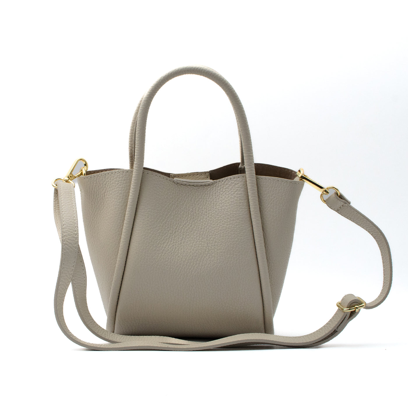 Leather bag "Florence S" Beige