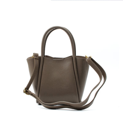 Leather bag "Florence S" Taupe