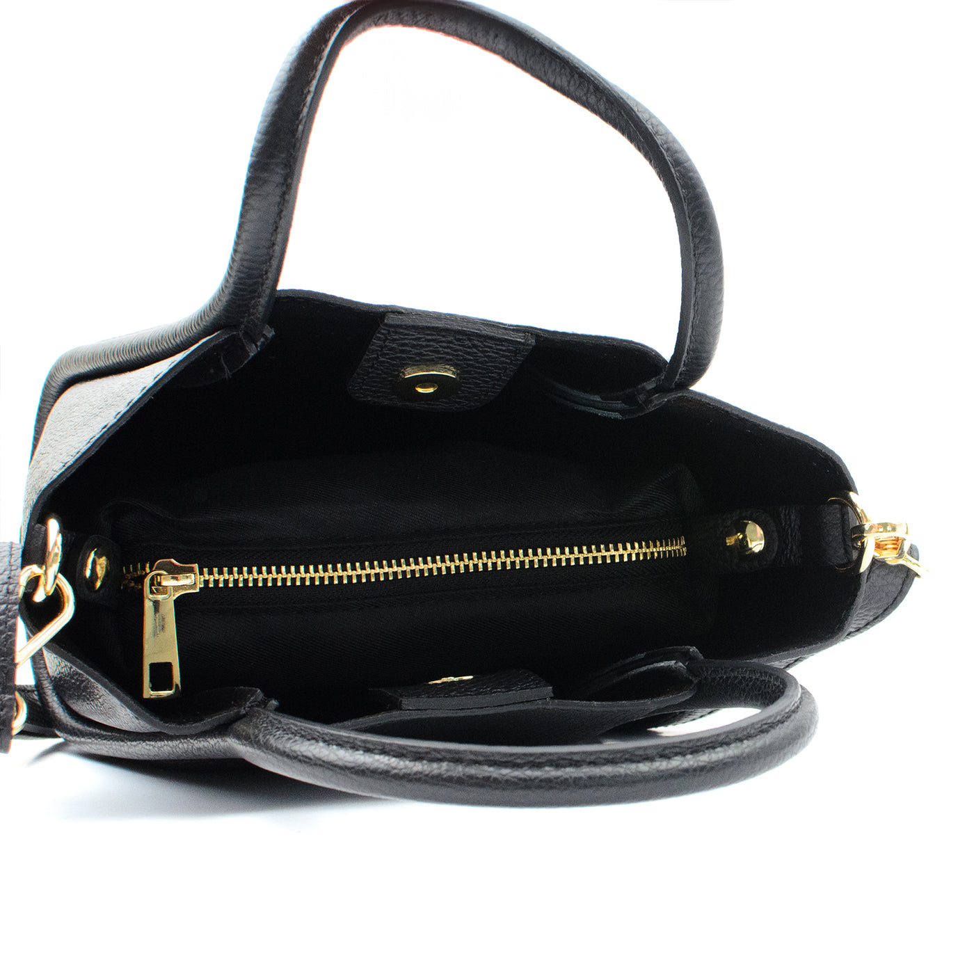 Leather bag "Florence S" Black