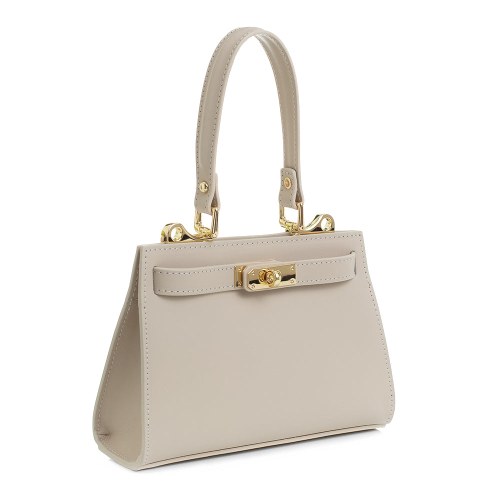 Leather bag "Latina", Beige