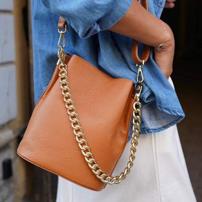 Leather bag "Ravenna", Brown