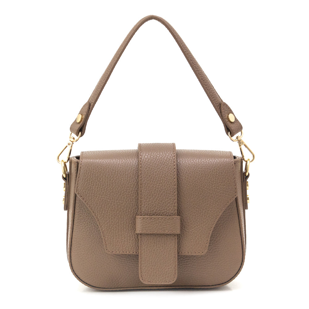 Leather bag "Treviso" Taupe