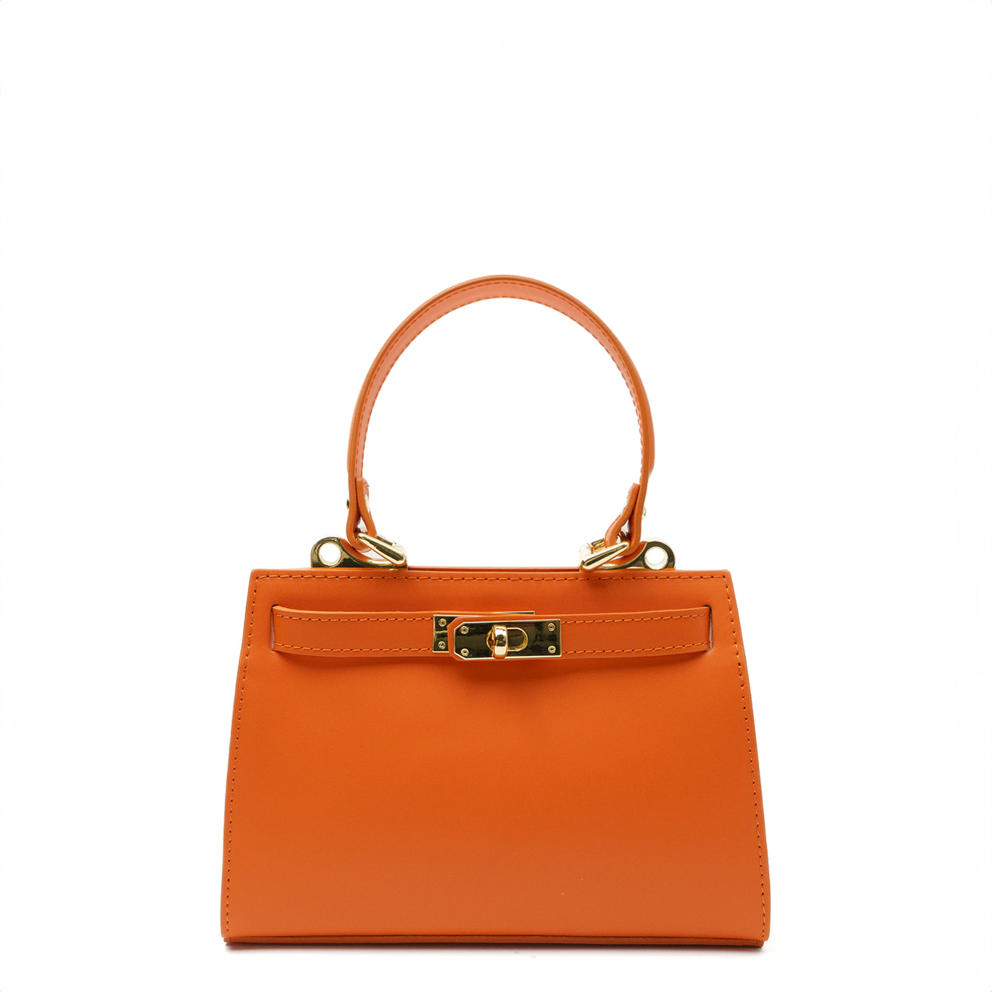 Leather bag "Latina", Orange