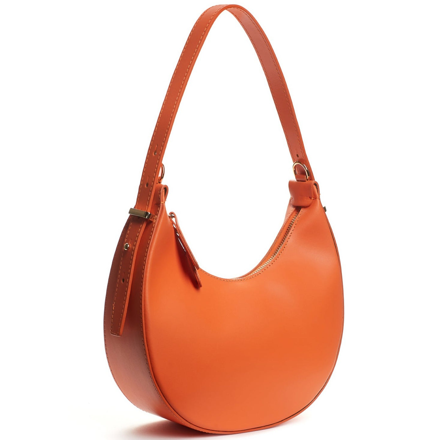 Leather bag "Luna", Orange