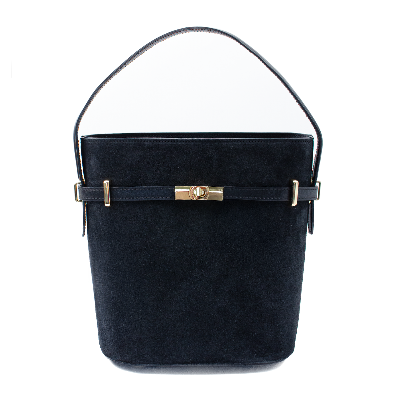 Väska "Molfetta" i mocka Svart