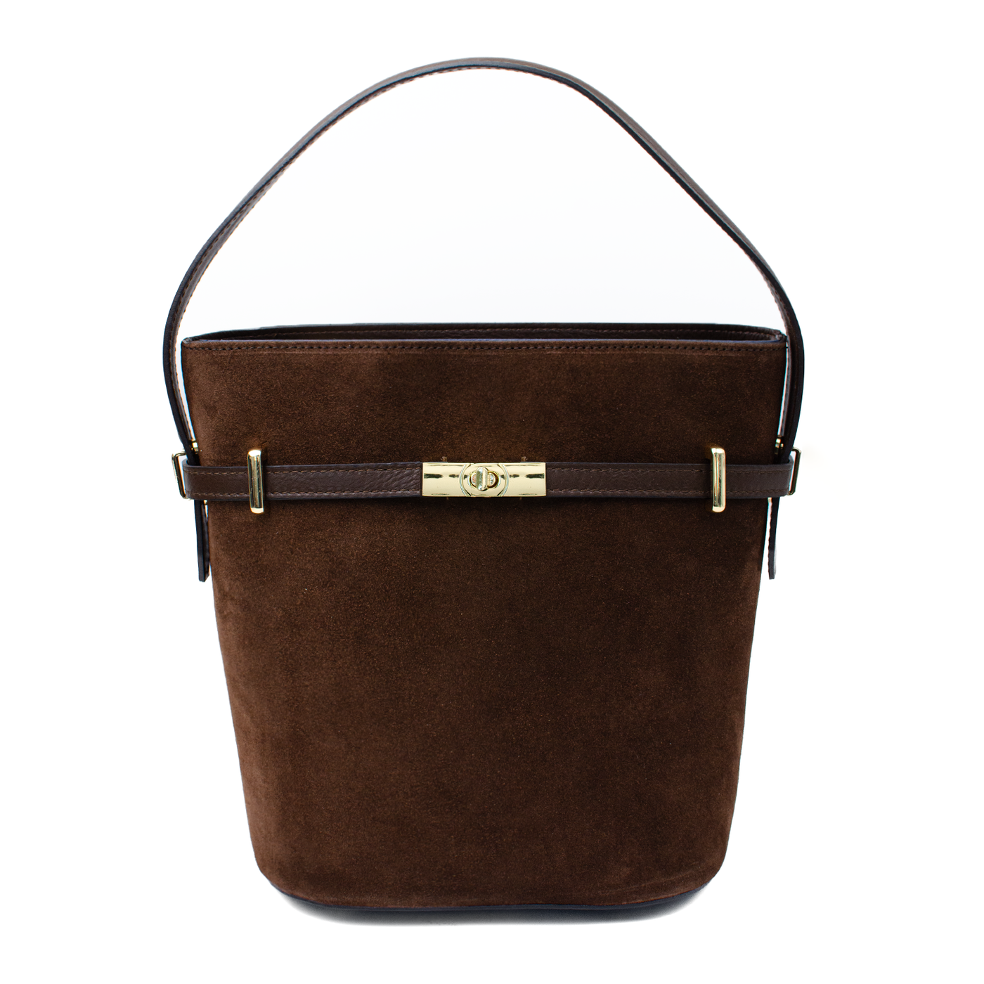 Väska "Molfetta" i mocka Chocolate