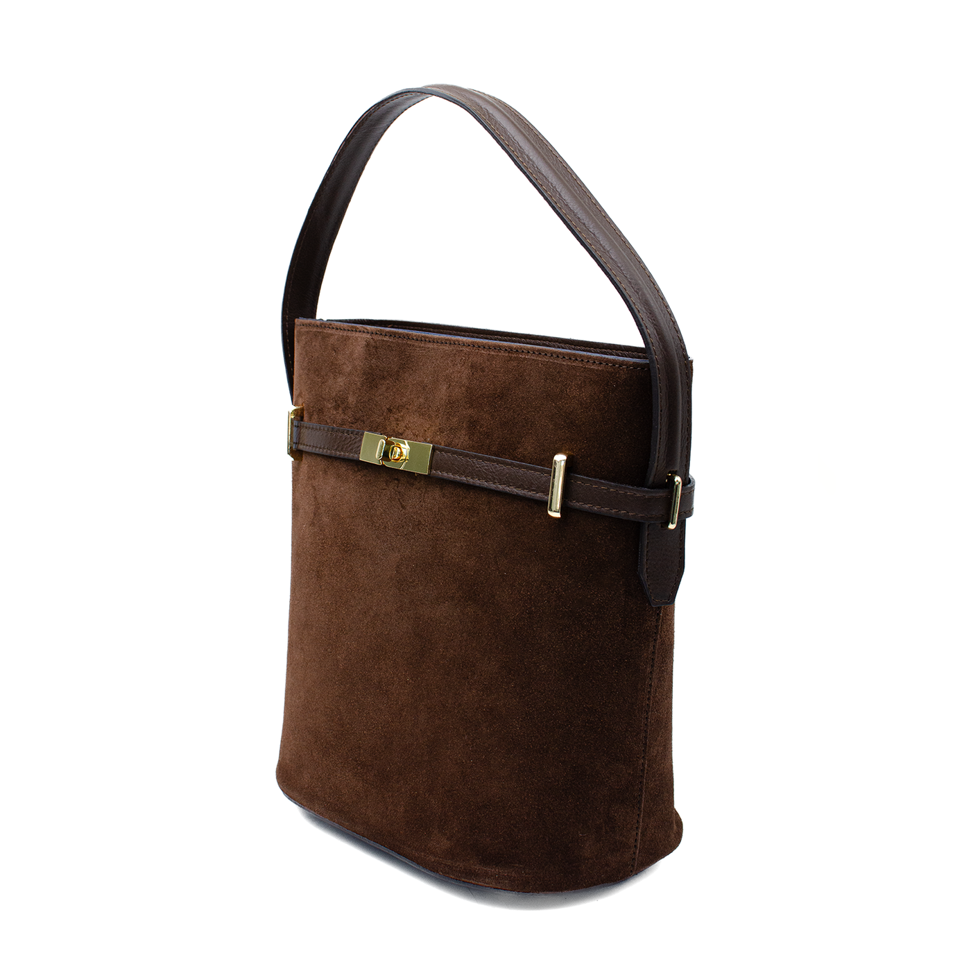 Väska "Molfetta" i mocka Chocolate