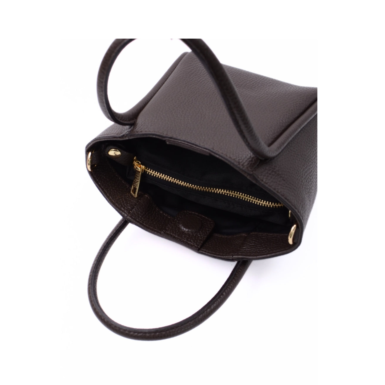 Leather bag "Florence's" dark brown