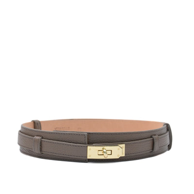 Läderbälte med vridlås Maxi