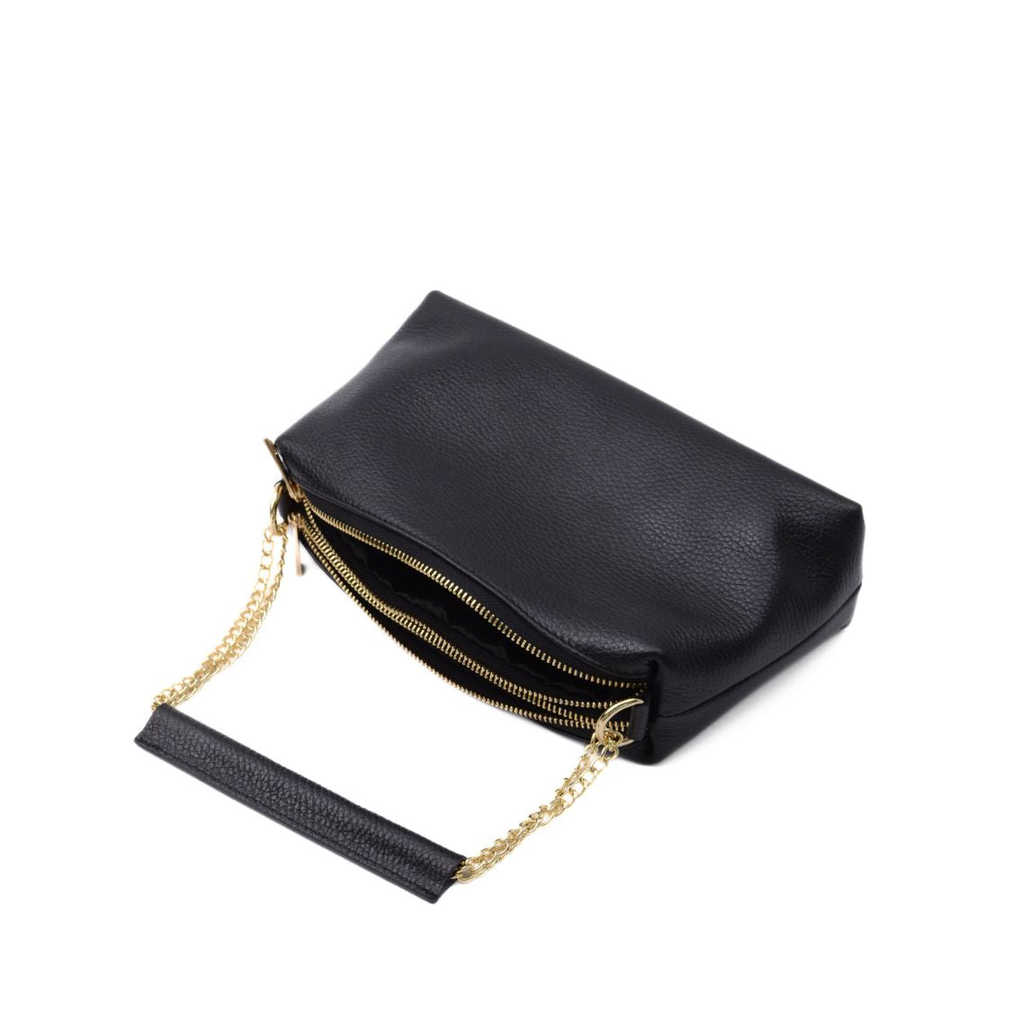 Väska i läder "Corato" Svart