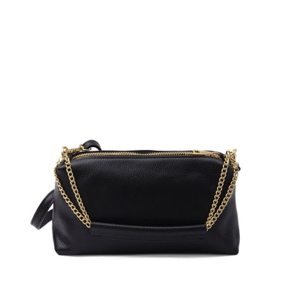 Väska i läder "Corato" Svart