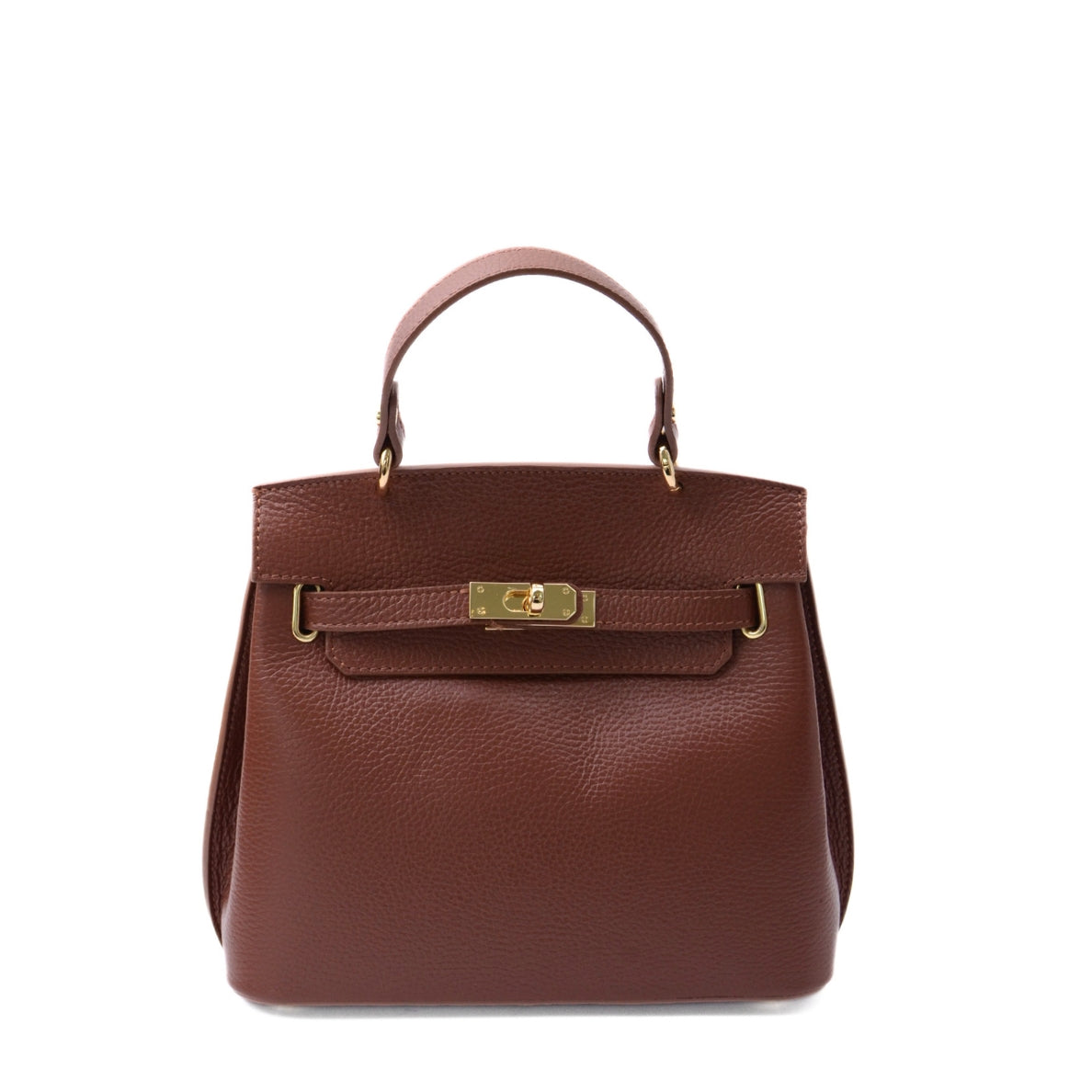 Leather bag "rivoli" chocolate