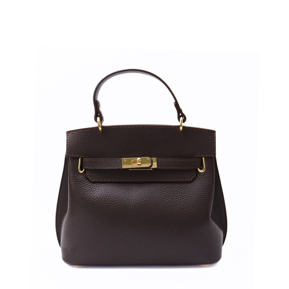 Leather bag "Rivoli" dark brown