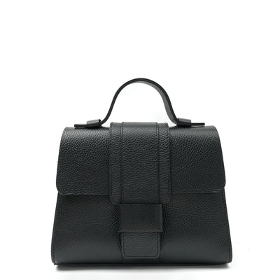 Leather bag "Parma" Black