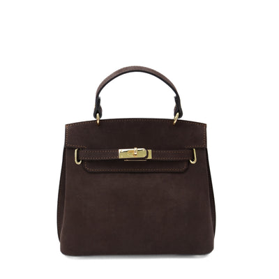 Mocka bag "Rivoli" dark brown