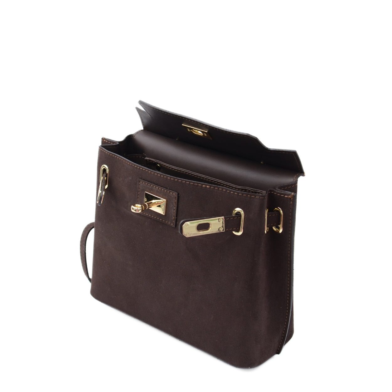 Mocka bag "Rivoli" dark brown