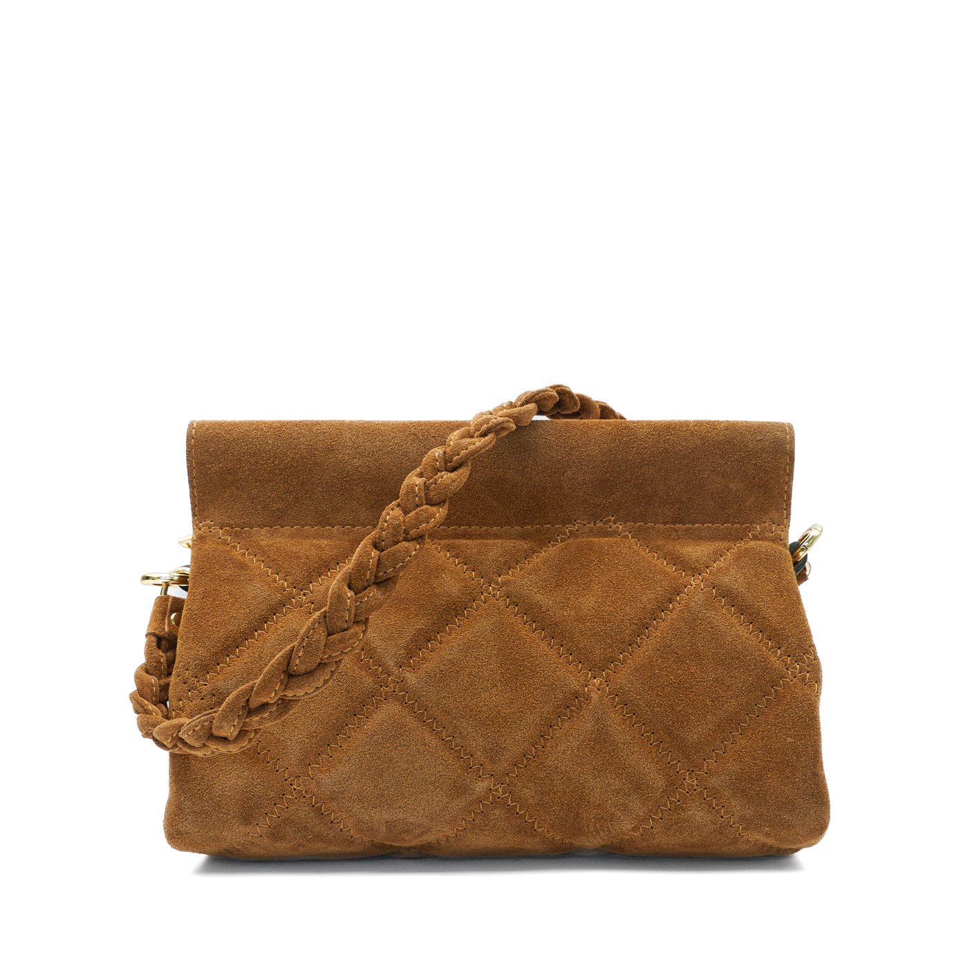 Bag "Sassari Suede Maxi", Cognac