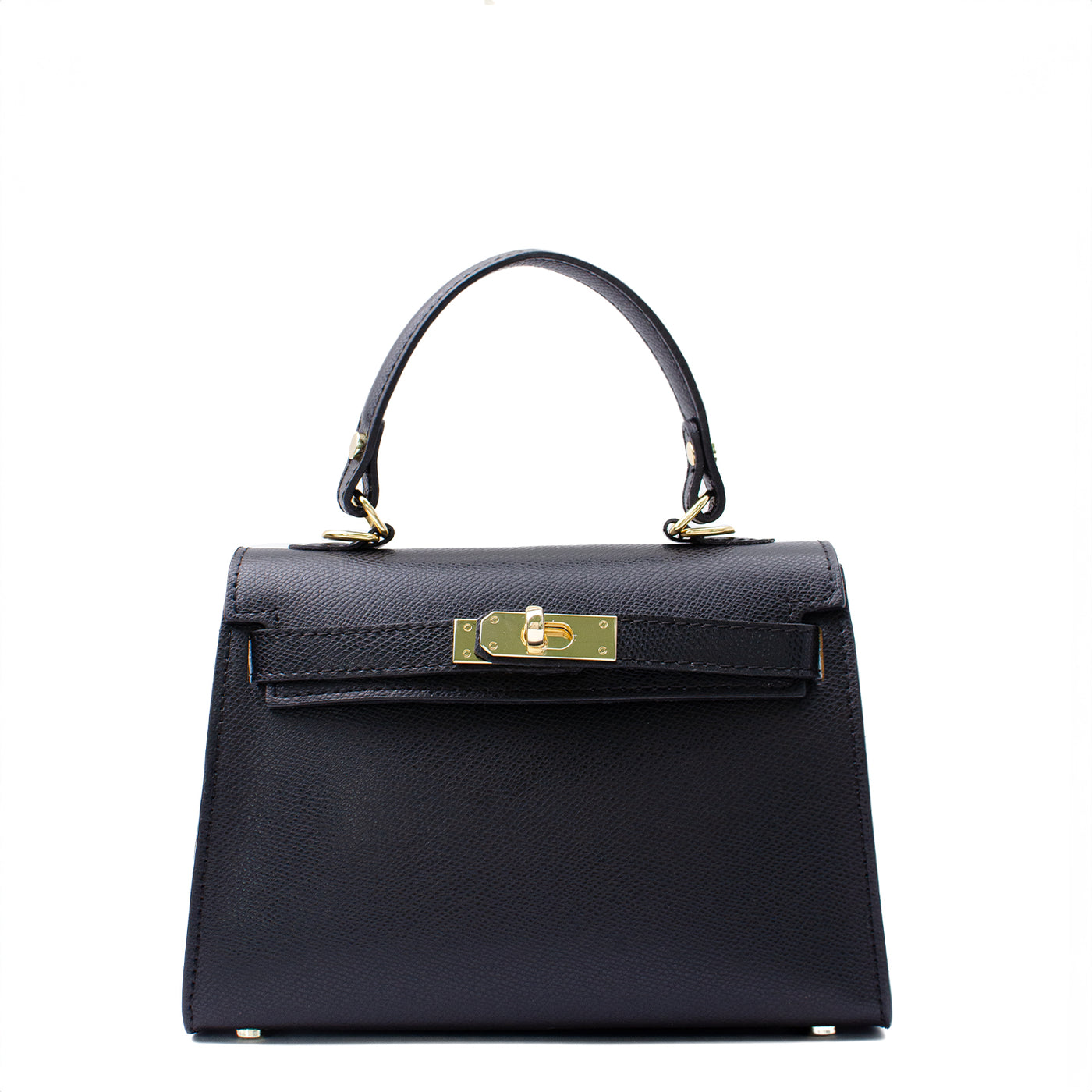 <tc>Leather bag "Trento Maxi" in saffiano, Black</tc>