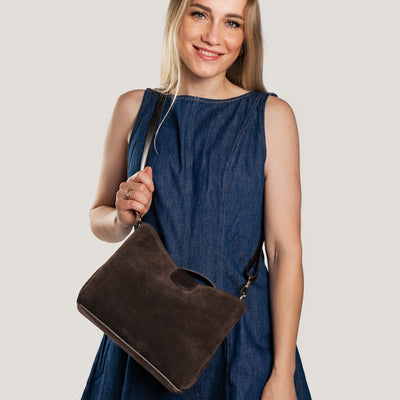 Mockaväska "Novara" Espresso Ash