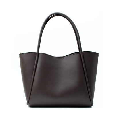 Shopping bag "Florence L" Dark brown nappa