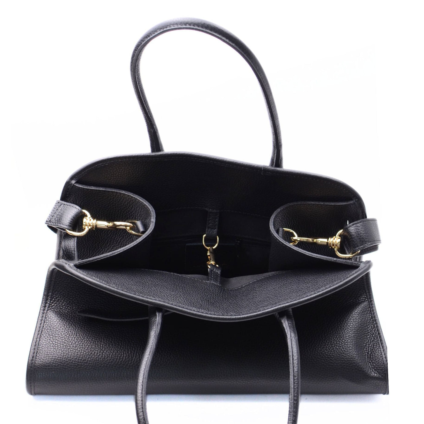 Bag "Portofino" in Leather Black