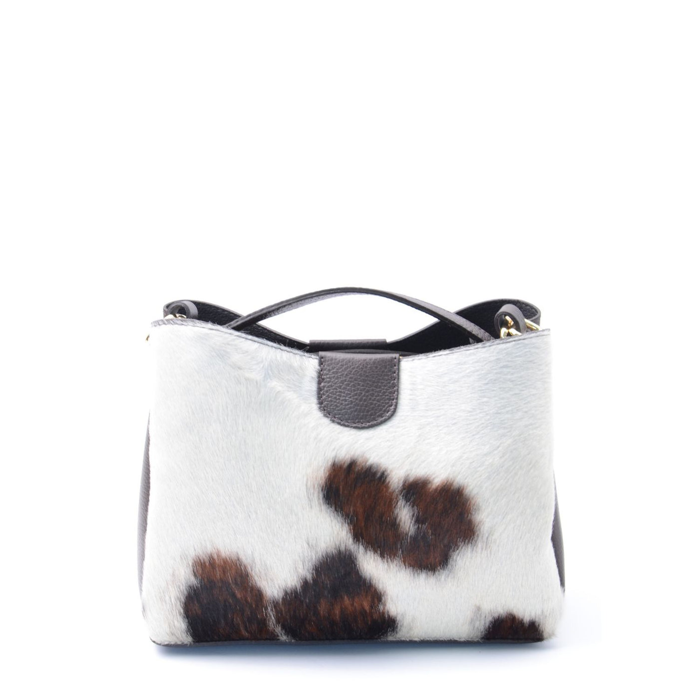 Väska "Novara" Cow Mörkbrun