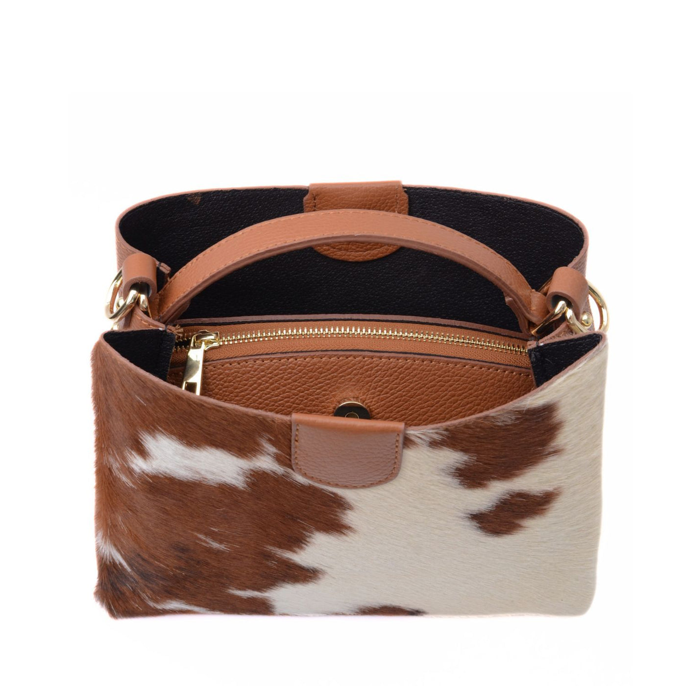 Väska "Novara" Cow Camel