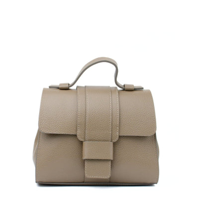 Leather bag "Parma", Taupe