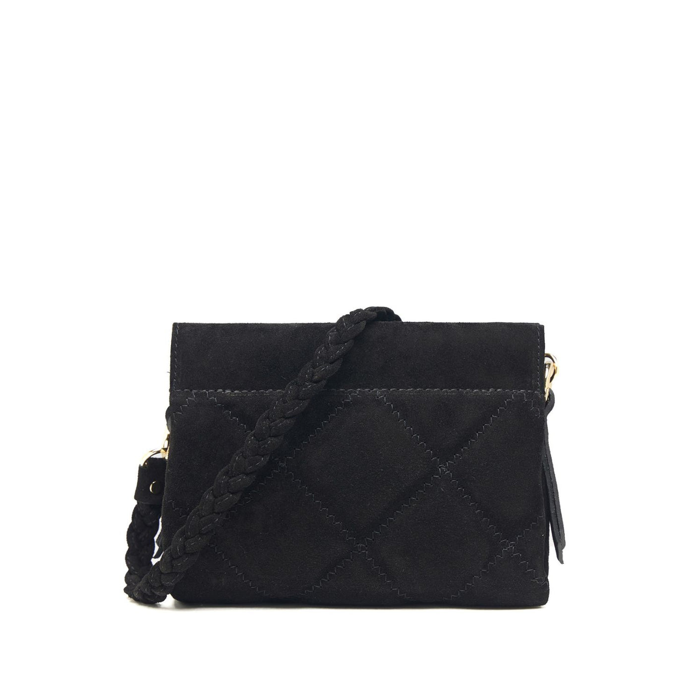 Bag "Sassari Suede Mini", Black