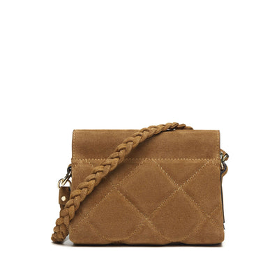 Bag "Sassari Suede Mini", Cognac