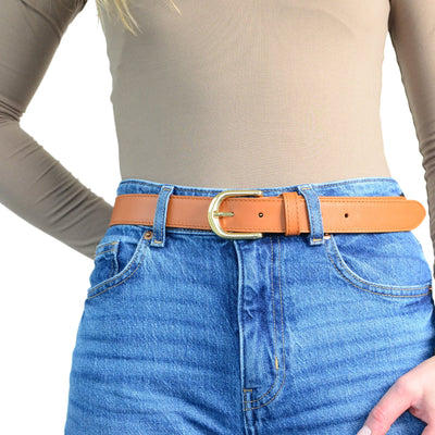 Leather belt 2.8 cm