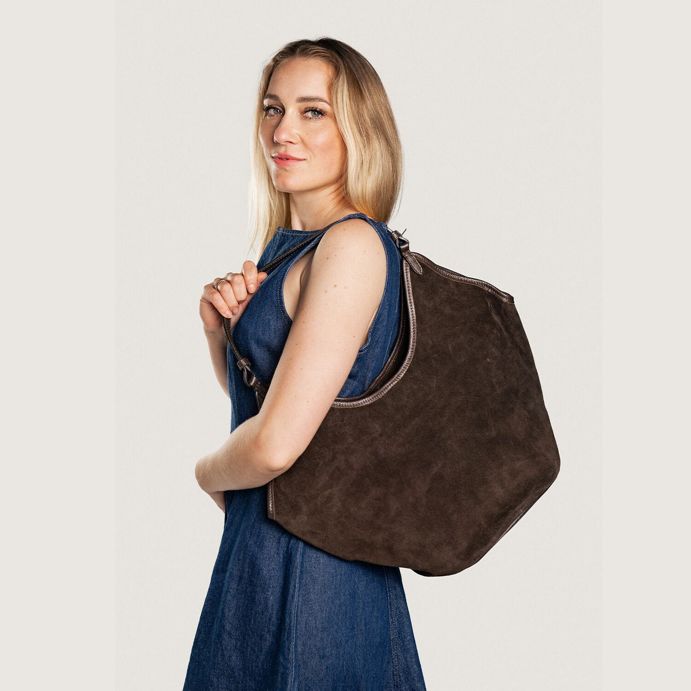 Shoppingväska "Ferrara" Espresso Ash