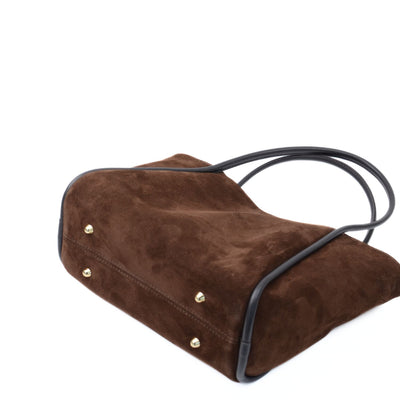 Shoppingväska "Florence L" i mocka Chocolate