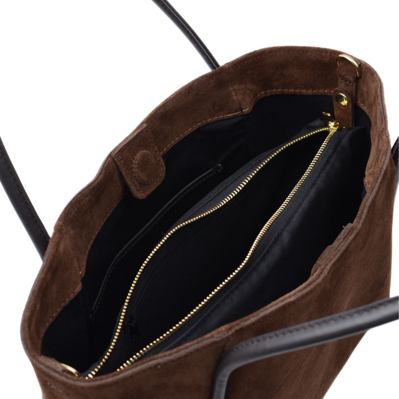 Shoppingväska "Florence L" i mocka Chocolate