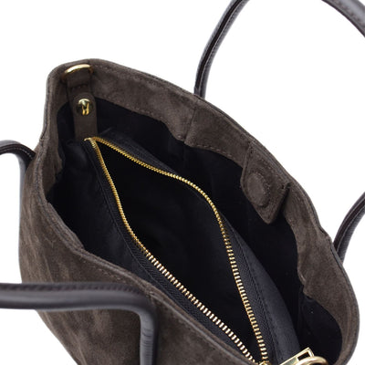 Mockaväska  "Florence M" Espresso Ash