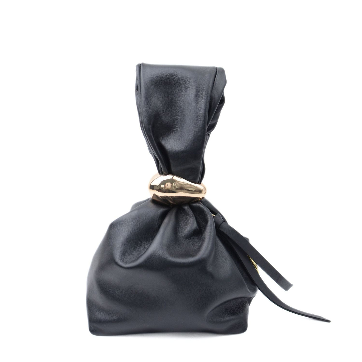 Väska "Gala" i läder, Svart