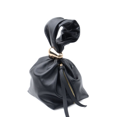 Väska "Gala" i läder, Svart