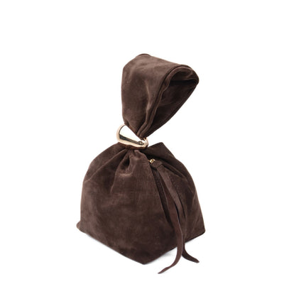 Väska "Gala" i mocka, Mocha