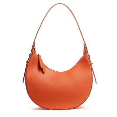 Leather bag "Luna", Orange