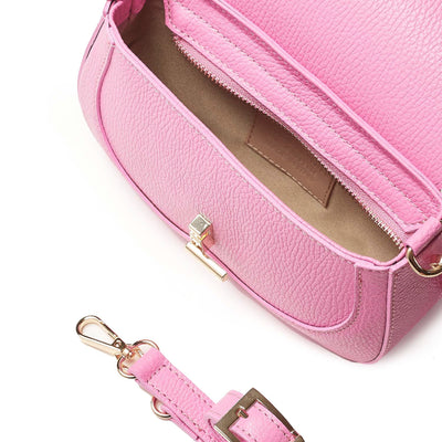 Leather bag "Asti" Baby pink