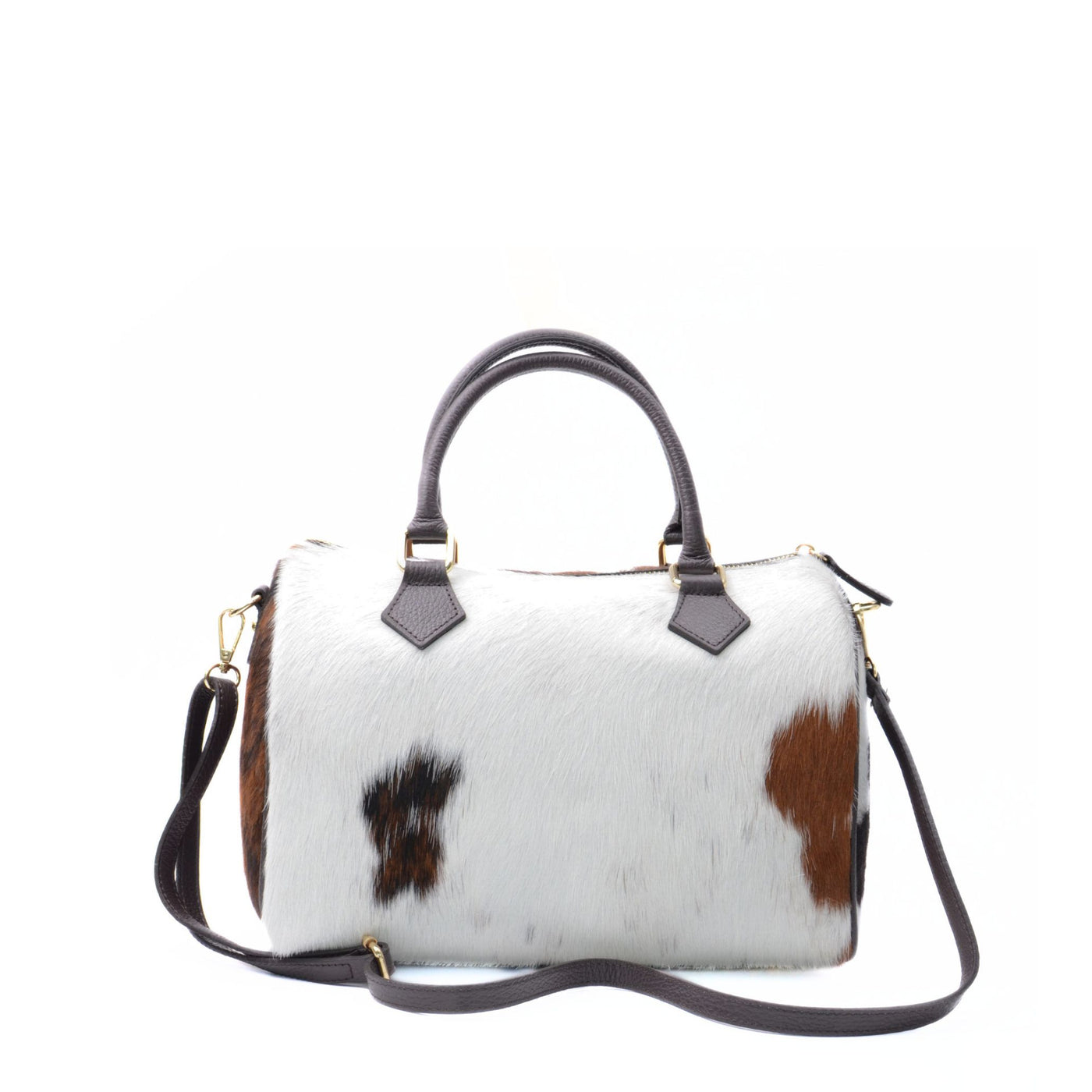 Väska "Lecce" Cow, Mörkbrun