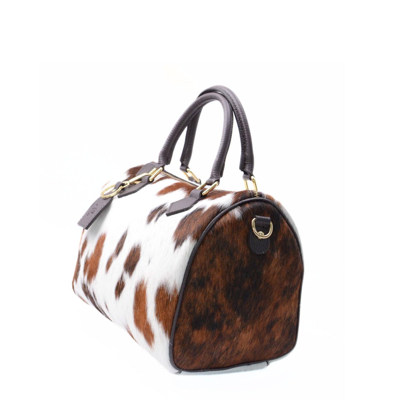 Väska "Lecce" Cow, Mörkbrun