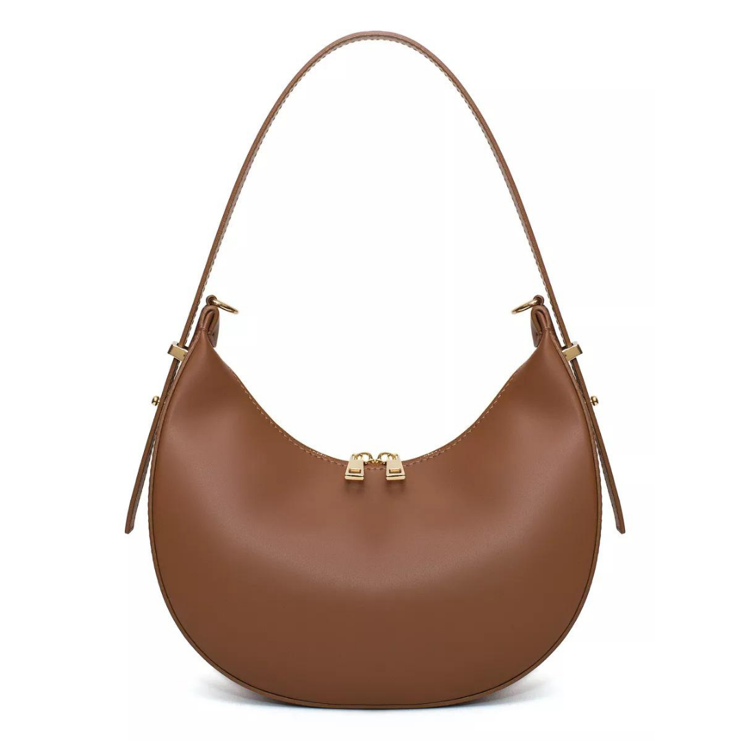 Leather bag "Luna", Brown