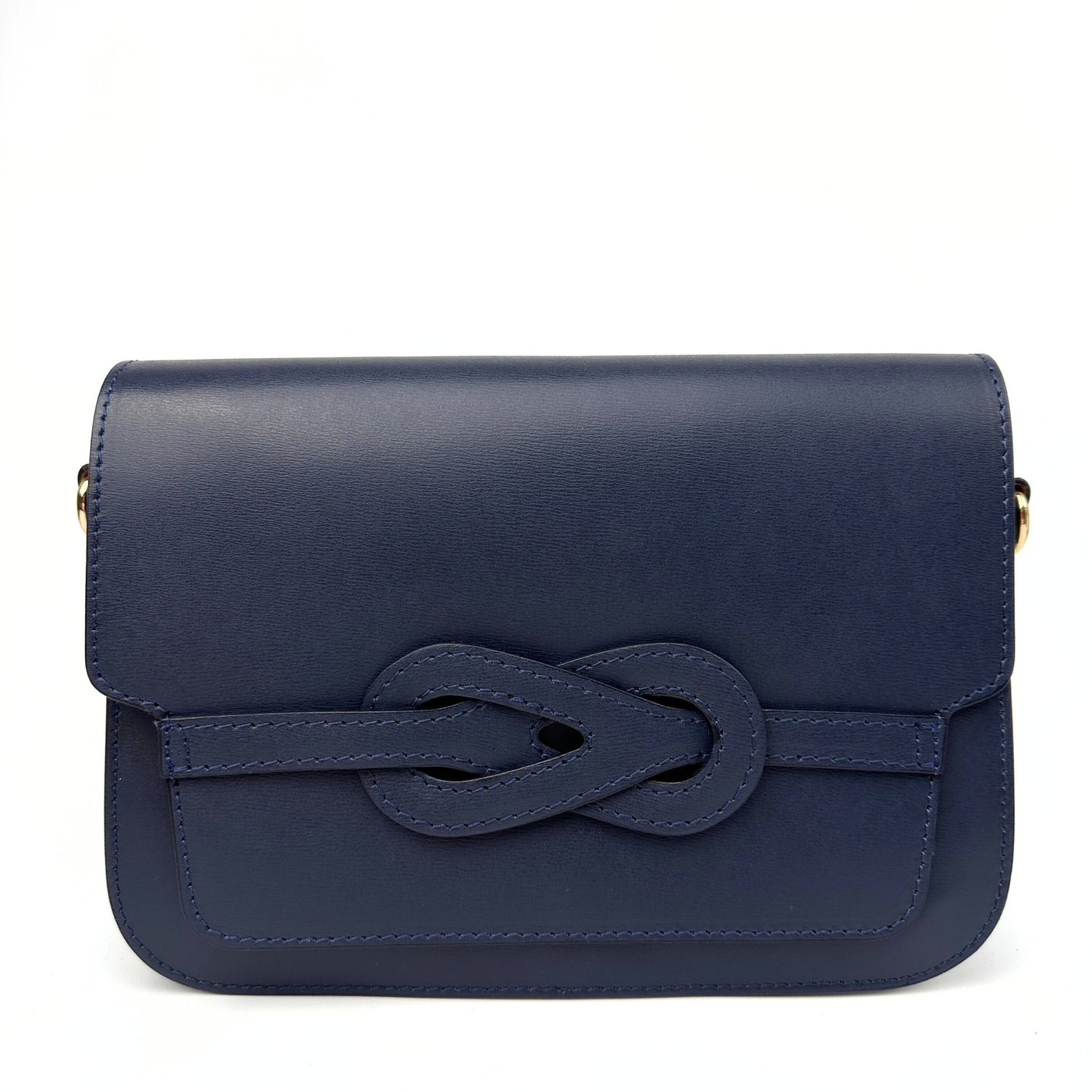Leather bag "Naples", Dark blue