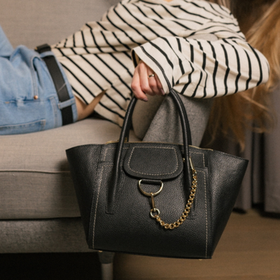 Sample Urbino Läderväska Svart /