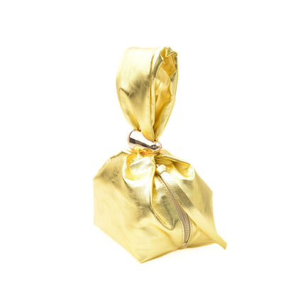 Väska "Gala" i läder, Guld