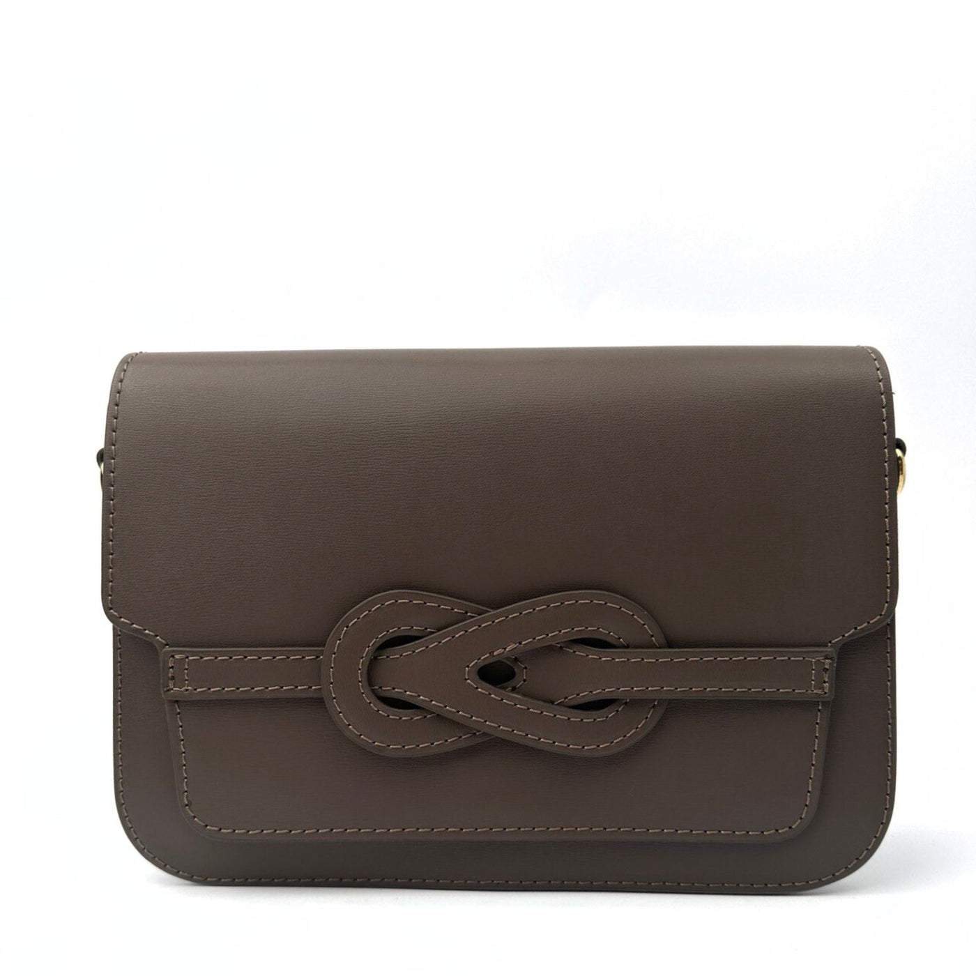 Leather bag "Naples", Taupe
