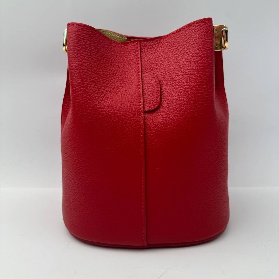 Sample Ravenna Läderväska med Kedja Röd /