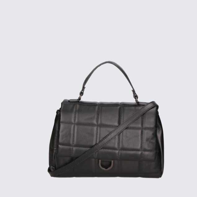 Leather bag "Prato", Black